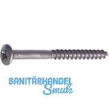 DIN7995 3.0 x 35 Pozidriv 1 Edelstahl A2 Holzschraube Linsensenkkopf