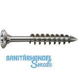 SPAX Holzfassadenschraube Linsensenkkopf 4.5x 50 TG TX20 A2 / Gro�packung
