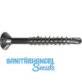 Holzbohrschraube Senkkopf 4.0x 45/30 Torx 20 Edelstahl A2