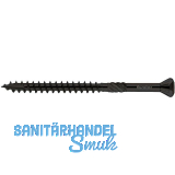 EUROTEC Hapatec Fassadenschraube 4.5 x 70 mm - Edelstahl C1, schwarz