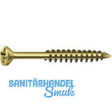 SPAX 3.5x 40 Teilgewinde Pozidriv 2 Glasleistenschraube Yellox