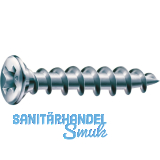 SPAX-FEX-KS Fensterbauschraube 4.2x 35 PH 2 Stahl silber f�r Kunststoffprofile