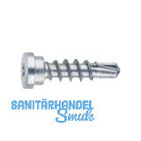 SFS Tragehilfe Schraube mit Bohrspitze 6x20 - Stahl verzinkt-blau