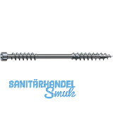 SPAX ISO D�mmstoffschraube Zylinderkopf Torx 10x260 Wirox-Silber mit Bewertung