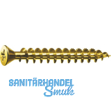 SPAX kleiner Senkkopf 3.0x 12 Vollgewinde Pozidriv 1 Kopf � 5mm Yellox