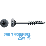 SPAX Korpusschraube ohne Linse 4.0x 30 TG TX20 - Stahl BLAX