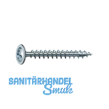 SPAX R�ckwandschraube mit Linse 3.5x 17 Vollgewinde Pozidriv 2 Wirox-Silber