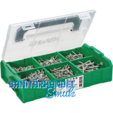 SPAX SNK Montagekoffer / L-BOXX Mini , T-STAR plus, Wirox-Silber ( 703 Stk )