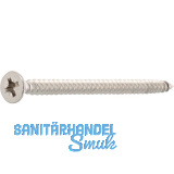 Spanplattenschraube Senkkopf 3.5x 30 Vollgewinde Pozidriv 1 Edelstahl A2