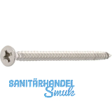 Spanplattenschraube Senkkopf 5.0x 30 Vollgewinde Pozidriv 2 Edelstahl A2