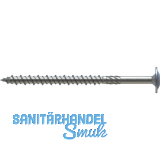 S&P Holzbauschraube Tellerkopf 8.0x 40 Vollgewinde Torx 40 Edelstahl A2