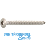 Spanplattenschraube Linsensenkkopf 3.0x 30 Vollgewinde Torx 10 Edelstahl A2