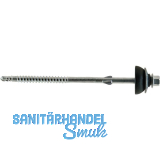 Eternitschraube 6,5x130 duplexbeschichtet mit Bohrspitze & Regenhut