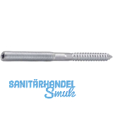 Stockschraube 8x140 Torx verzinkt mit Schl�sselfl�che