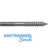 Stockschraube 6X 50 Edelstahl A2 ohne Schl�sselfl�che