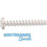 Thermoplastschraube Rundkopf 4.0x12 Edelstahl A2