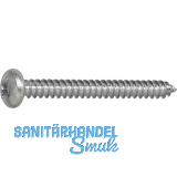 DIN7981C 4.8x 13 PH-Kreuzschlitz verzinkt Linsen-Blechschraube ~ISO7049