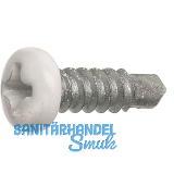 DIN7504N 5.5X 16 Phillips-KS Kopf RAL7037 staubgrau beschichtet ~ISO15481