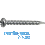 DIN7504N 3.9x 32 Phillips-KS verzinkt Linsen-Bohrschraube ~ISO15481