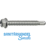 DIN7504K 4.2x 22 verzinkt Sechskant-Bohrschraube ~ISO15480