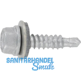 REISSER RP-r, REFABO Plus Bohrschraube 6.3x25/E16 Bi-Metall A2 f�r bis 2 mm