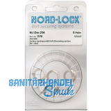 NORD-LOCK Keilsicherungsscheiben NL12ss Edelstahl A4, - Blister SB-6