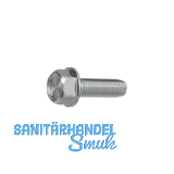 DIN7500DE (D) M 5x16 verzinkt gewindefurchende 6kt-Schraube mit Bund