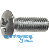 ~ISO7047 4.8 M 5x 40 Phillips KS verzinkt Linsensenkkopfschraube (DIN966A)