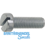 ~ISO1207 4.8 M 3x 4 verzinkt Zylinderschraube mit Schlitz (DIN84A)