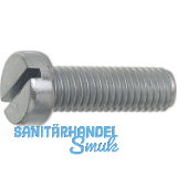 ~ISO1207 4.8 M 4x 20 verzinkt Zylinderschraube mit Schlitz (DIN84A)