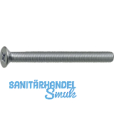 ~ISO7046-1 4.8 M 3x 12 Phillips Kreuzschlitz verzinkt Senkschraube (DIN965A)