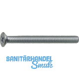 ~ISO7046-1 4.8 M10x 45 Phillips Kreuzschlitz verzinkt Senkschraube (DIN965A)