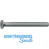 ~ISO7046-1 4.8 M 3x 8 Pozidriv Kreuzschlitz verzinkt Senkschraube (DIN965A)