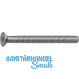 ~ISO7046-1 4.8 M 5x 60 Pozidriv Kreuzschlitz verzinkt Senkschraube (DIN965A)