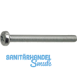 ~ISO7045 4.8 M 2.5x25 Phillips Kreuzschlitz verzinkt Linsenschraube (DIN7985A)