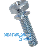 ~ISO7045 4.8 M 3x 8 Phillips Kreuzschlitz verzinkt Linsenschraube (DIN7985B)