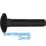 DIN603 M 6x 60 schwarz verzinkt ohne Mutter