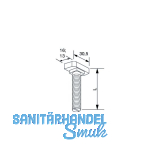 Hammerkopfschraube Typ 38/17 A4 M8x20