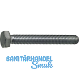 DIN933 8.8 M10x 90 verzinkt Sechskantschraube ohne Schaft