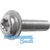 ecosyn-fix M 6x 20 Torx 30 Edelstahl A2 Flanschschraube f�r Apparatebau