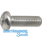 ~ISO7380 08.8 M 4x 10 Torx 20 verzinkt Linsenschraube