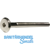 Flachkopfschraube M6x 50 G�te 4.8 verzinkt mit ISK SW 4