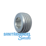 DIN906 5.8 R3/8" verzinkt Verschlussschraube kegeliges Rohrgewinde mit ISK
