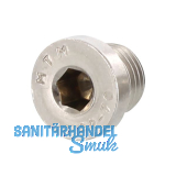 DIN908 M30x1,5 Edelstahl A2 Verschlussschraube zylindrisches, metr. Feingewinde