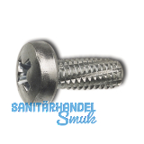 DIN7516A M 3x 6 verzinkt Gewindeschneidschraube mit Linsenkopf