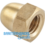 DIN1587 M 8 Messing blank Hutmutter hohe Form DIN1587 M 8 Messing blank Hutmutter hohe Form