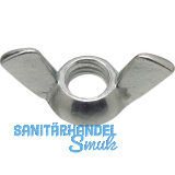~DIN315 M12 verzinkt Fl�gelmutter amerikanische Form aus Stahlblech