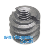 RAMPA Einschraubmuffe TYP B M 6x 12/AD:12 Edelstahl 1.4305 mit Schlitz