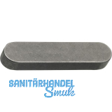 DIN6885A C45K 8x 7x 63 blank Passfeder rundstirnig