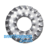 DIN6798A M 5 verzinkt F�cherscheibe DD doppelte Zahnung